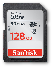 SanDisc SDXC card